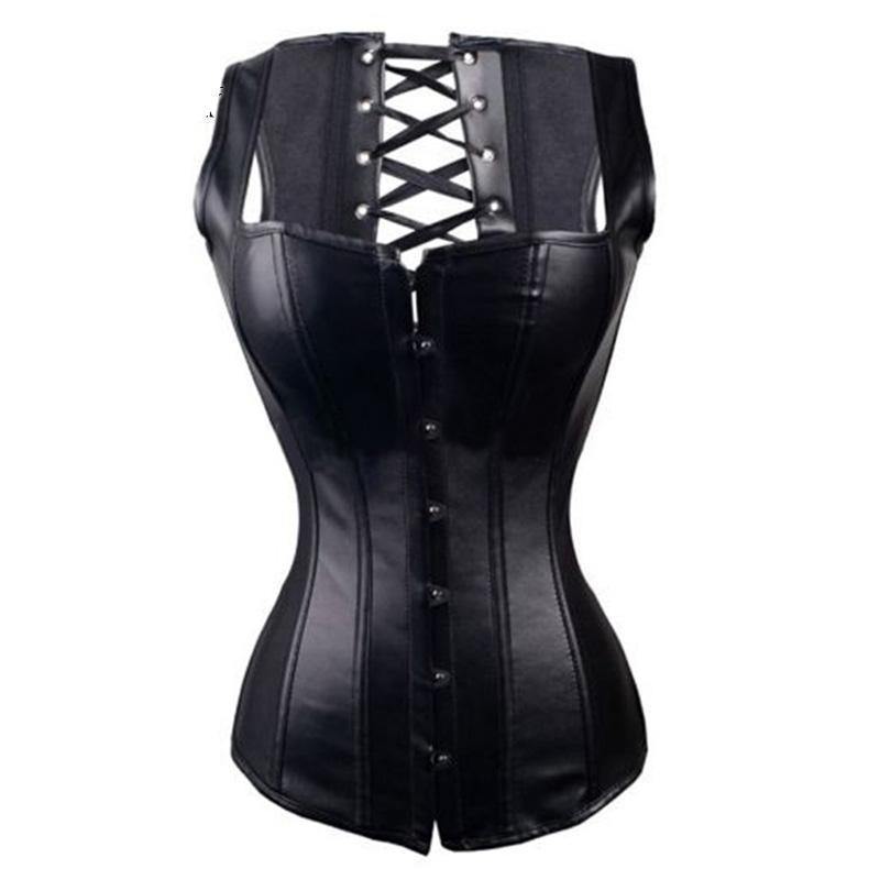 Steel Boned Lace-Up Corset - American Legend Rider