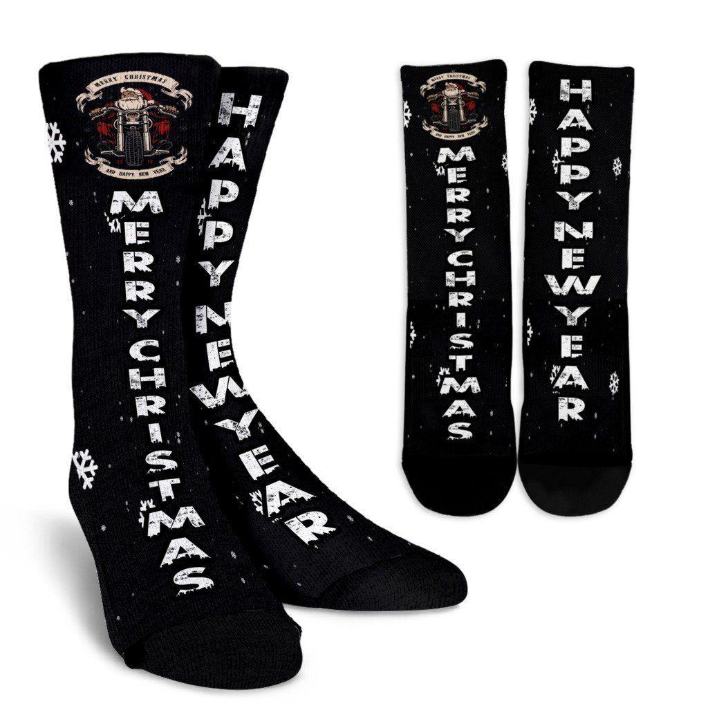 Santa Biker Socks - American Legend Rider