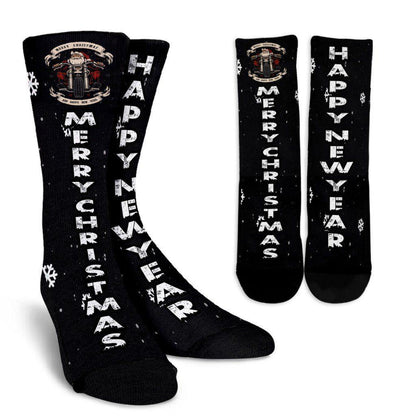 Santa Biker Socks - American Legend Rider