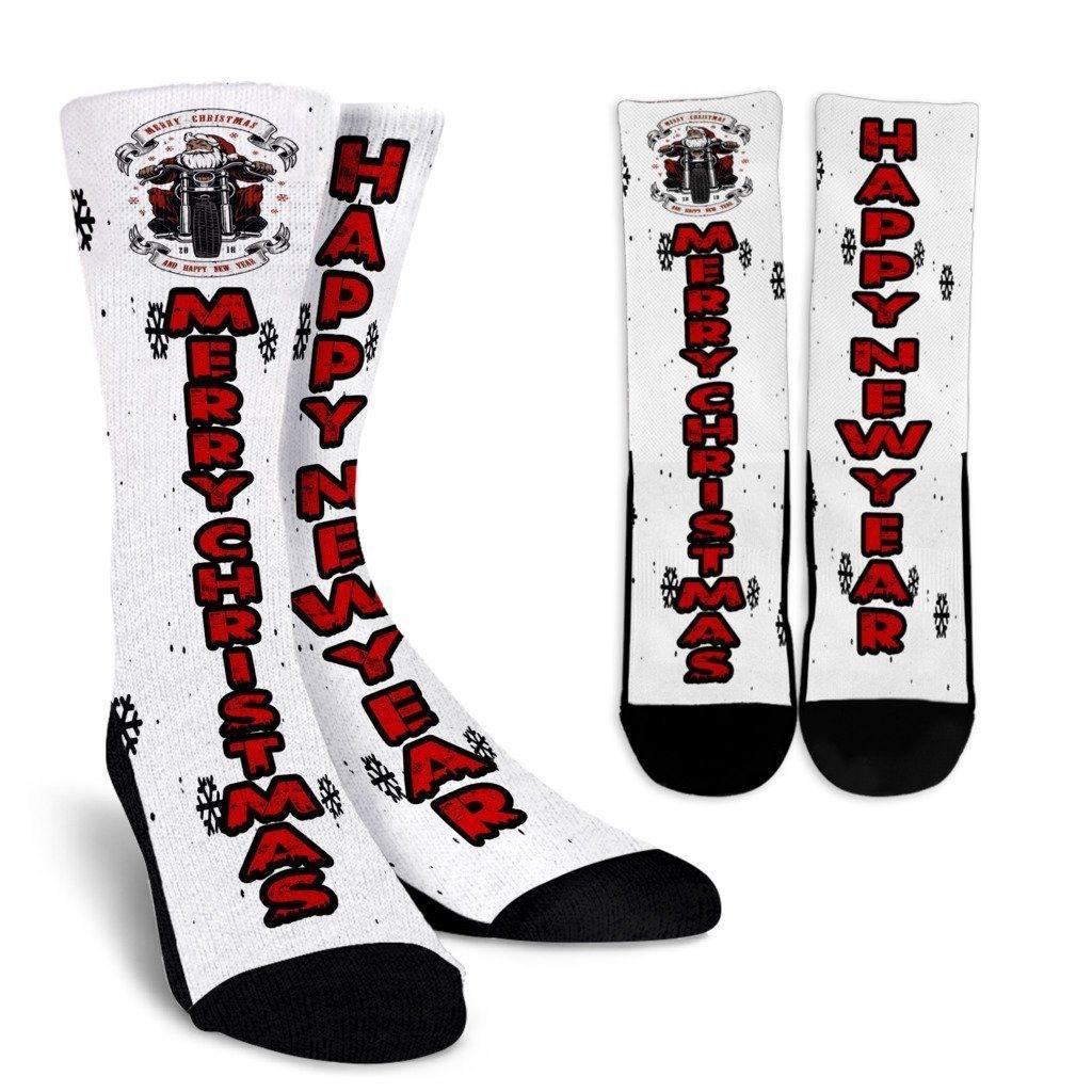 Santa Biker Socks - American Legend Rider