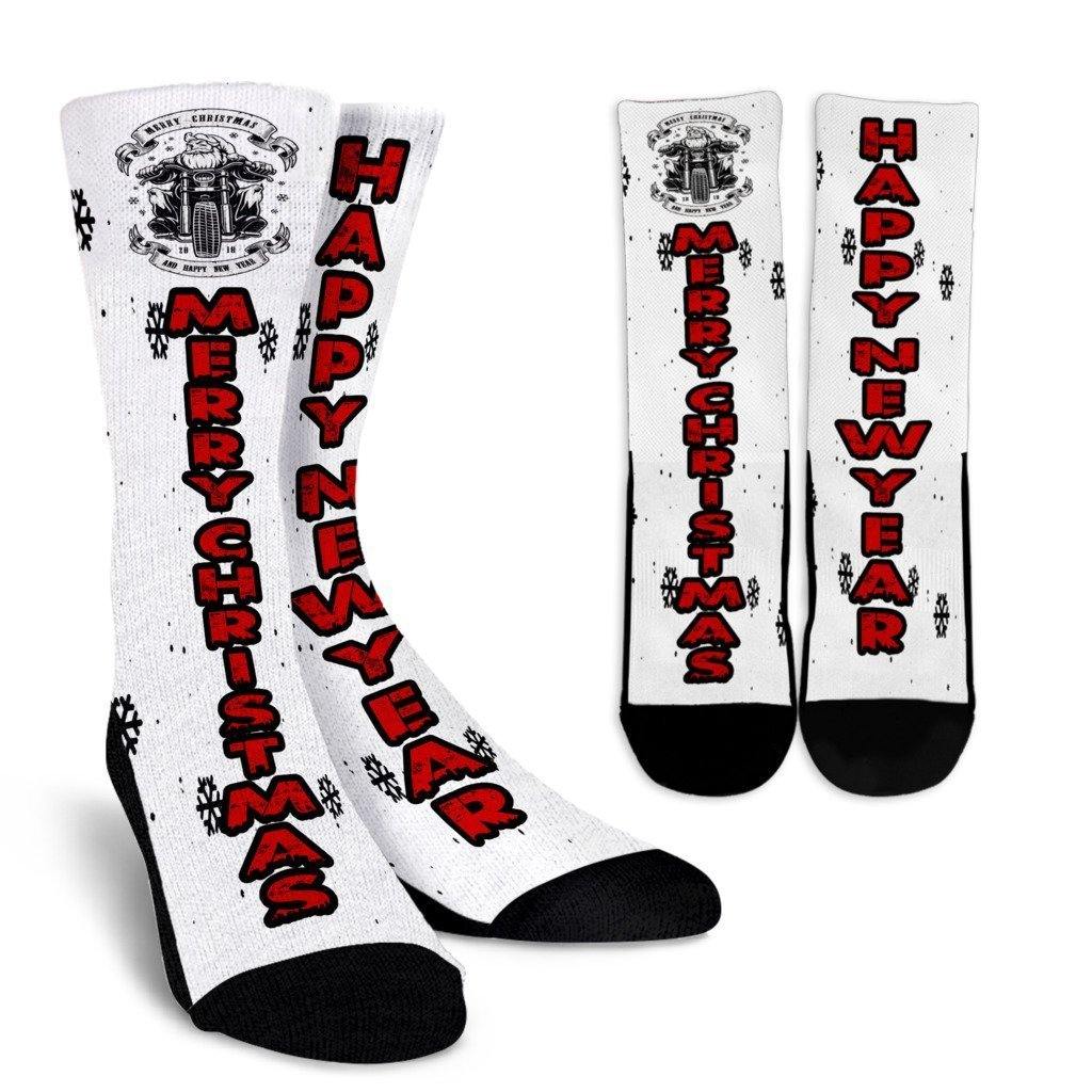 Santa Biker Socks - American Legend Rider