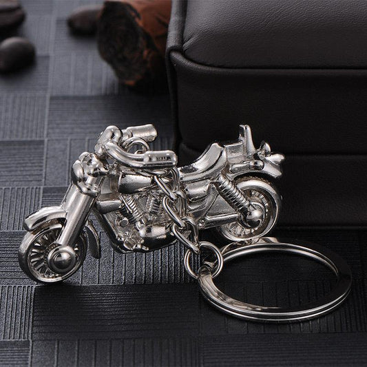 Motorcycle Silver Key Chain - American Legend Rider