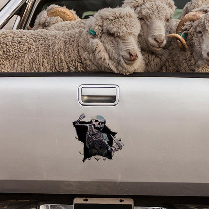 Thriller Skull Sticker - American Legend Rider