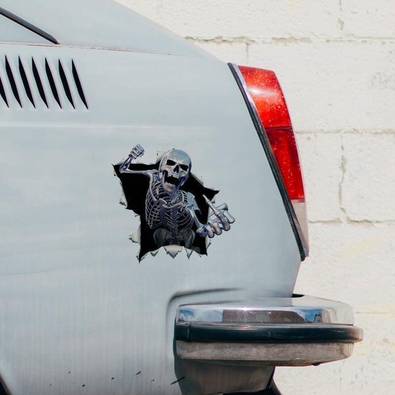 Thriller Skull Sticker - American Legend Rider