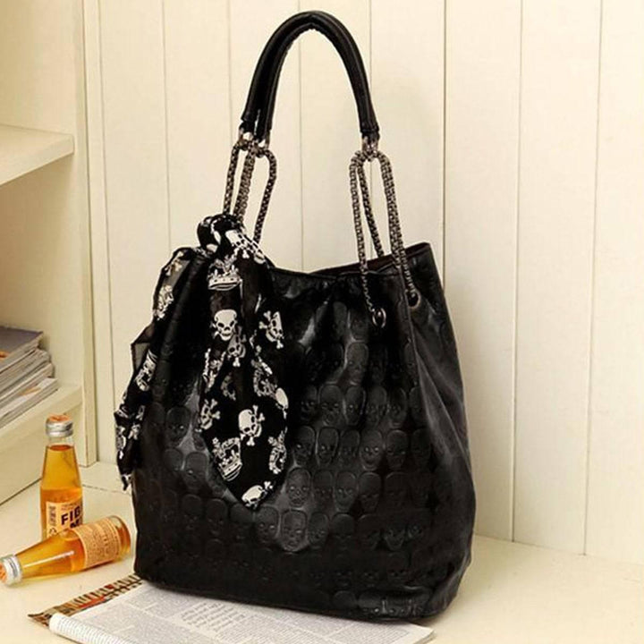 Vintage Skull Bag + Free Make-Up Bag