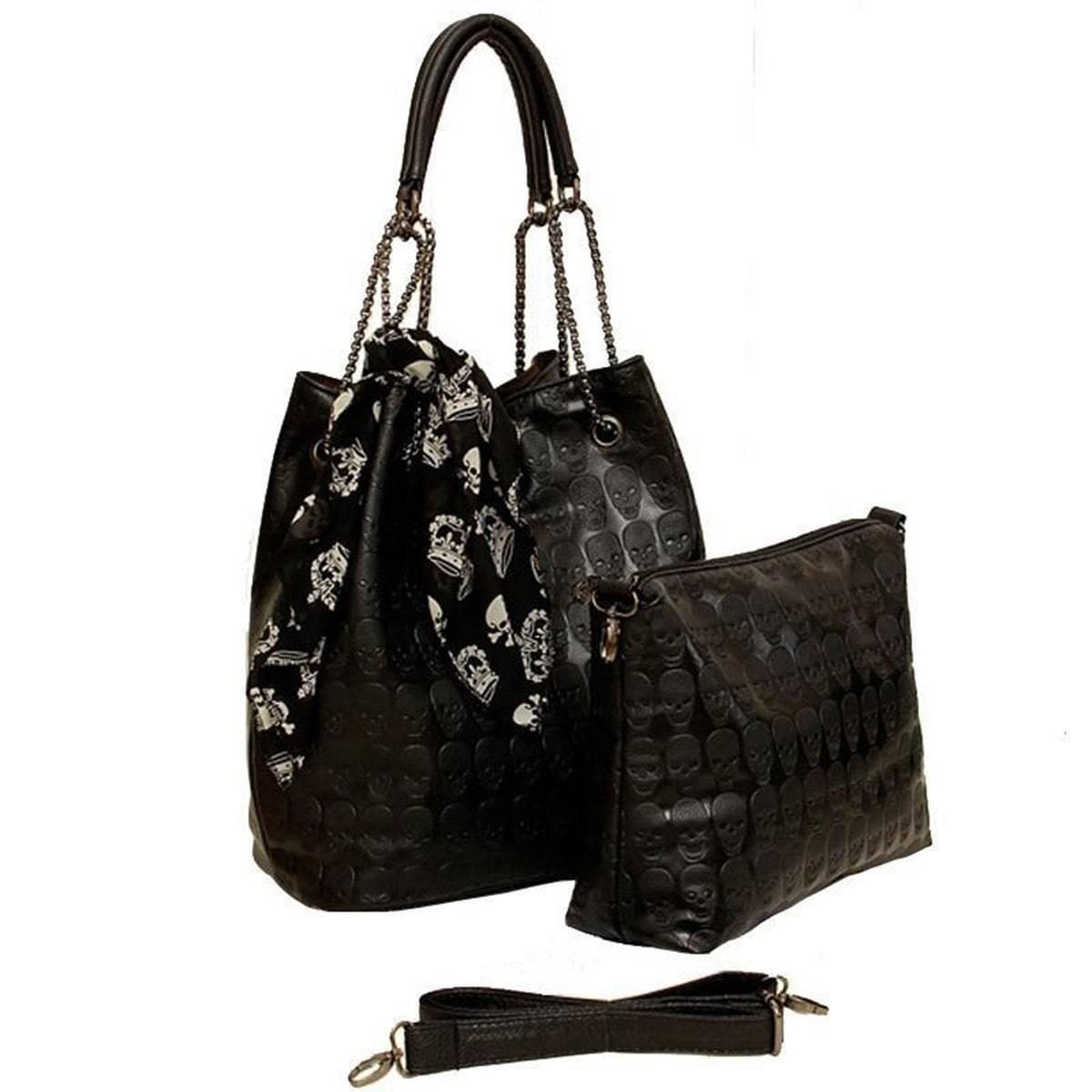 Vintage Skull Bag + Free Make-Up Bag - American Legend Rider