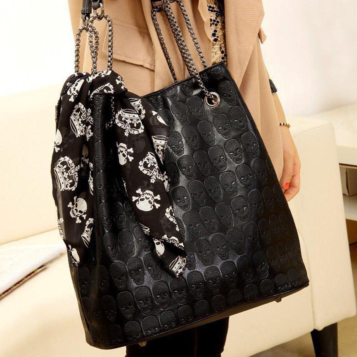 Vintage Skull Bag + Free Make-Up Bag - American Legend Rider