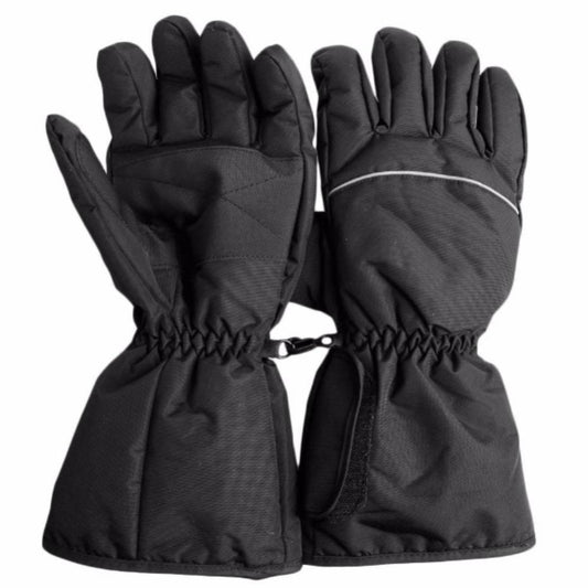Motorcycle Waterproof Electronically Heated Gloves, Size M-L, Black - American Legend Rider