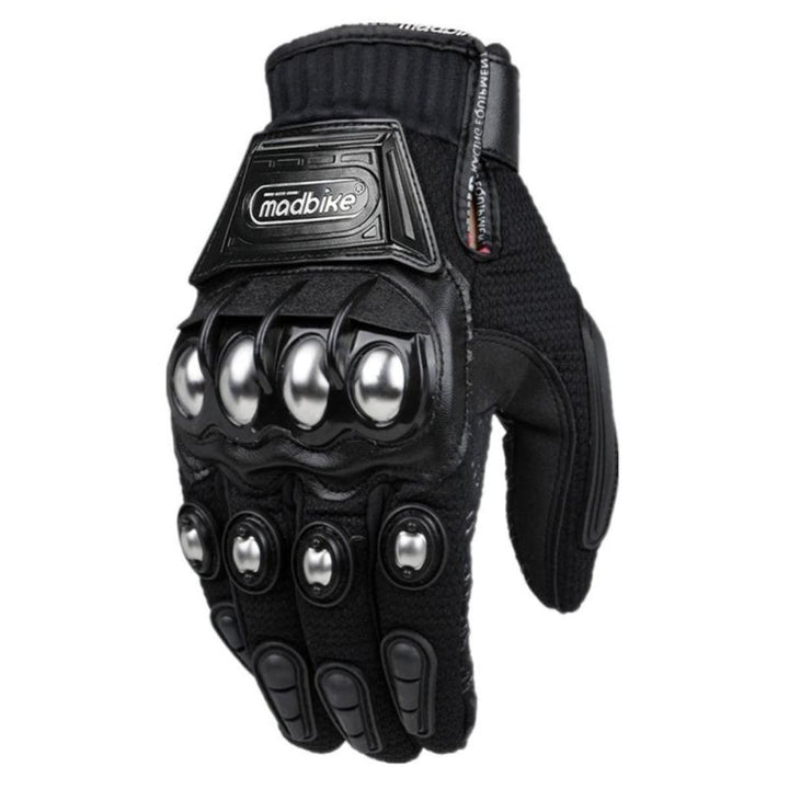 Shock Resistant Touchscreen Leather Biker Gloves – GTHIC