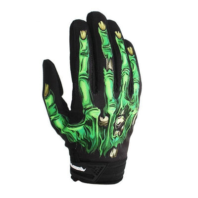 Goth Zombie Hands Anti-Slip Racing Gloves, Microfiber/Spandex/Lycra ...