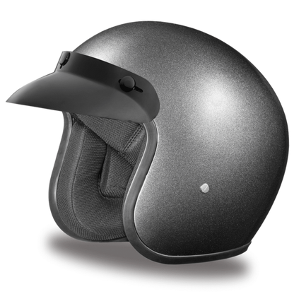 Daytona D.O.T Cruiser Gun Metal Grey Metallic Helmet - American Legend Rider