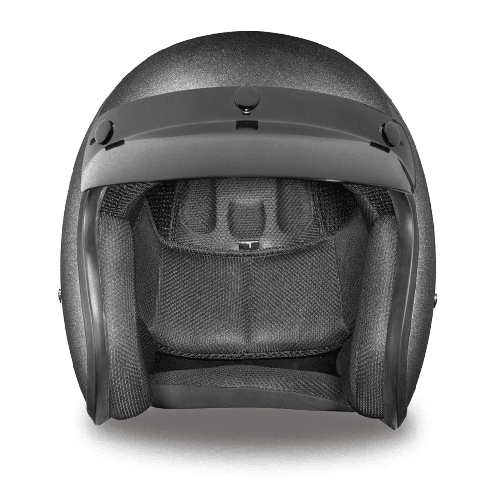 Daytona D.O.T Cruiser Gun Metal Grey Metallic Helmet - American Legend Rider