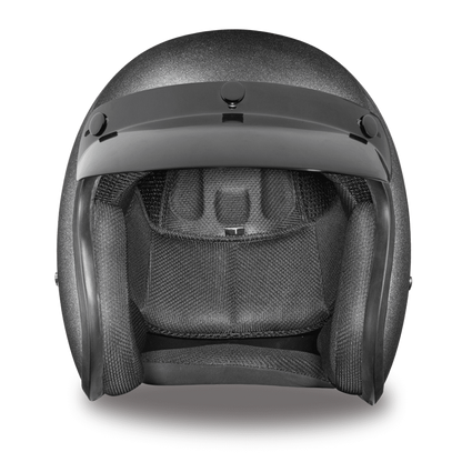 Daytona D.O.T Cruiser Gun Metal Grey Metallic Helmet - American Legend Rider