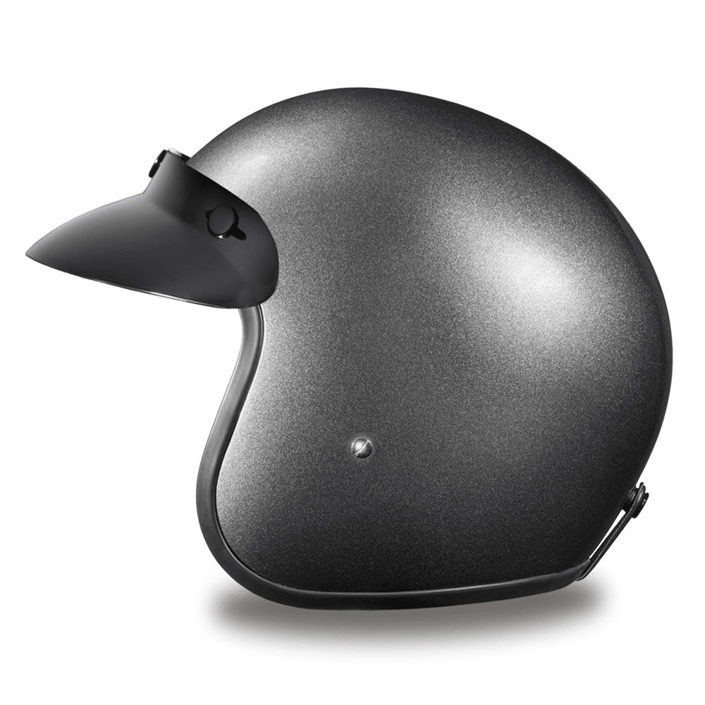 Daytona D.O.T Cruiser Gun Metal Grey Metallic Helmet - American Legend Rider