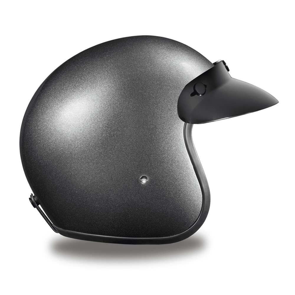 Daytona D.O.T Cruiser Gun Metal Grey Metallic Helmet - American Legend Rider