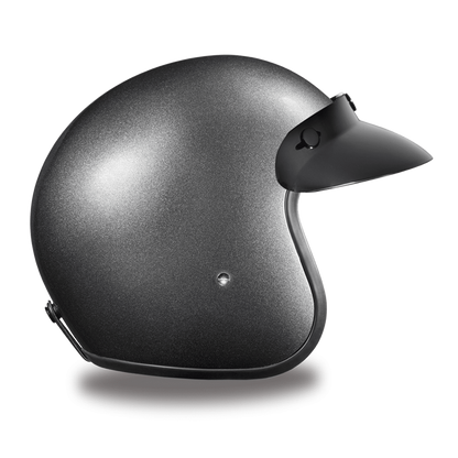 Daytona D.O.T Cruiser Gun Metal Grey Metallic Helmet - American Legend Rider