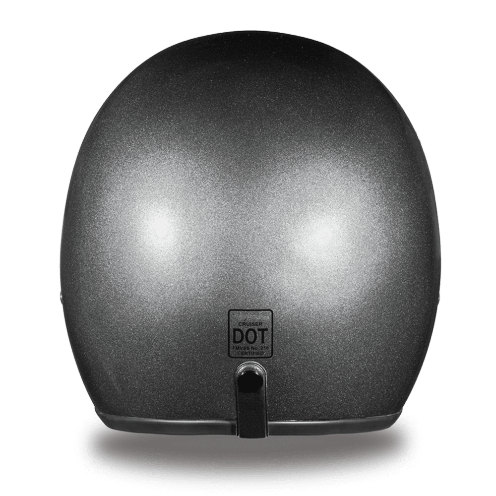 Daytona D.O.T Cruiser Gun Metal Grey Metallic Helmet - American Legend Rider