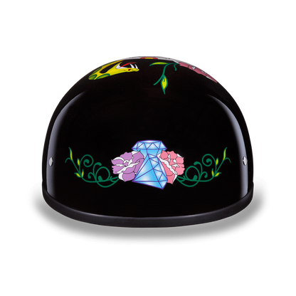 Daytona D.O.T Diamond Skull Cap Helmet - American Legend Rider