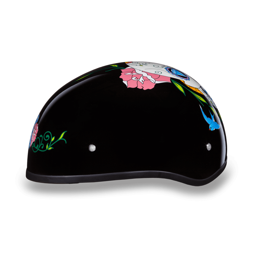 Daytona D.O.T Diamond Skull Cap Helmet - American Legend Rider
