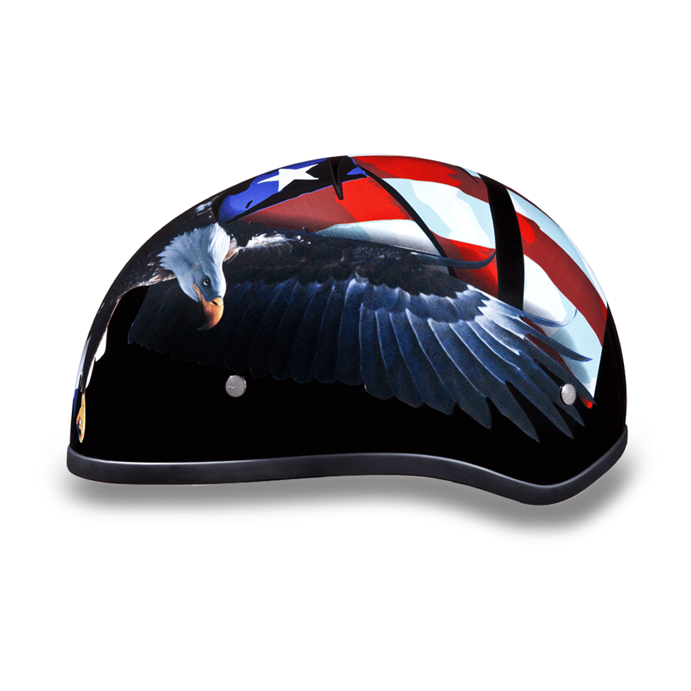 Daytona D.O.T Freedom Cap Helmet - American Legend Rider
