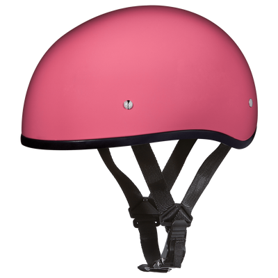 Daytona D.O.T Gloss Pink Cap Helmet w/o Visor - American Legend Rider