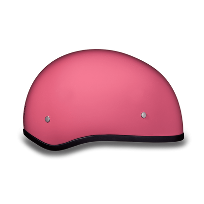 Daytona D.O.T Gloss Pink Cap Helmet w/o Visor - American Legend Rider