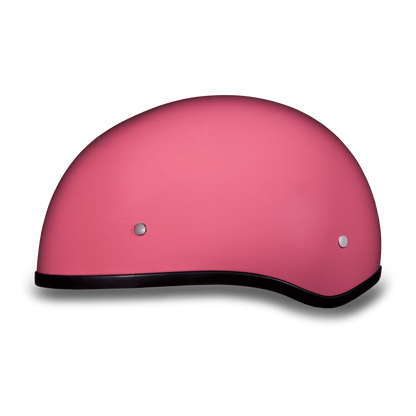Daytona D.O.T Gloss Pink Cap Helmet w/o Visor - American Legend Rider