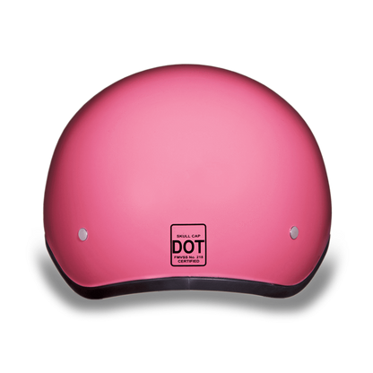 Daytona D.O.T Gloss Pink Cap Helmet w/o Visor - American Legend Rider