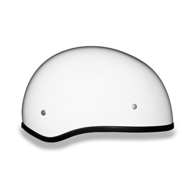 Daytona D.O.T Gloss White Cap Helmet w/o Visor - American Legend Rider
