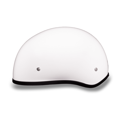 Daytona D.O.T Gloss White Cap Helmet w/o Visor - American Legend Rider