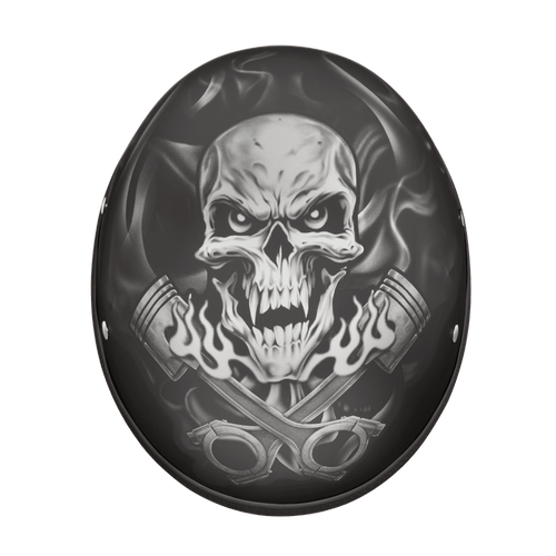 Daytona Helmet D.O.T. Piston Skull Cap Helmet