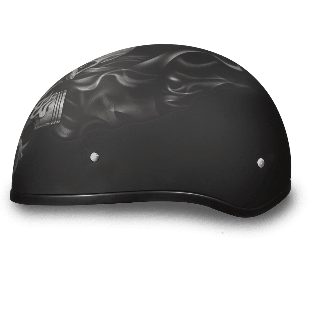 Daytona Helmet D.O.T. Piston Skull Cap Helmet - American Legend Rider