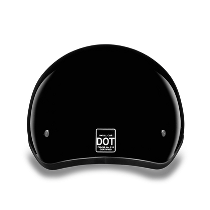 Daytona D.O.T Gloss Black Cap Helmet w/o Visor - American Legend Rider