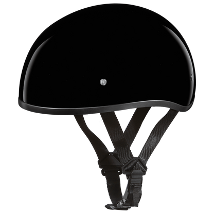 Daytona D.O.T Gloss Black Cap Helmet w/o Visor - American Legend Rider