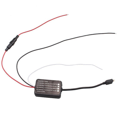 Motorcycle 6x LED Lights Ultra Flexible Strips, Rgb, Waterproof, w/ Remote Controller - American Legend Rider