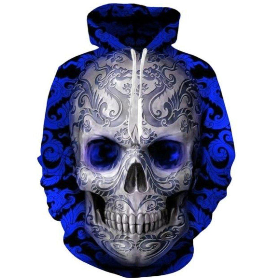 Skull sweatshirts for men deals