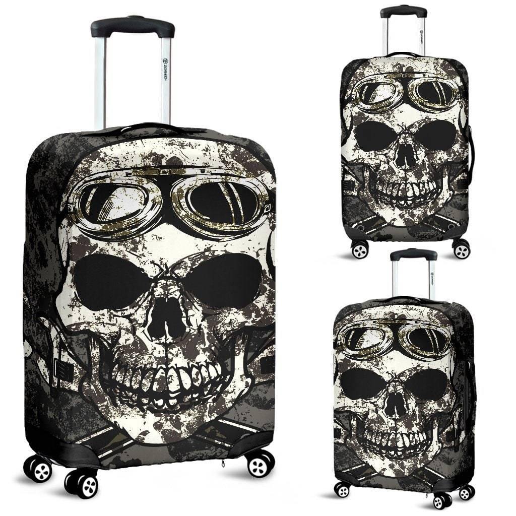 Dirty Skull Luggage Cover - American Legend Rider