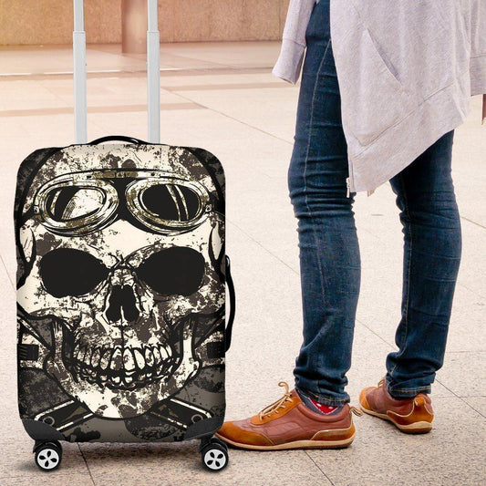 Dirty Skull Luggage Cover - American Legend Rider