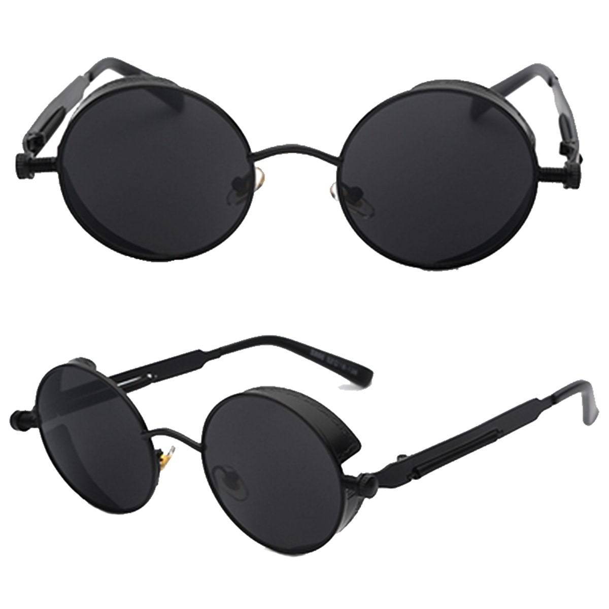 A pair of Rebel Sunglasses with black lenses.
