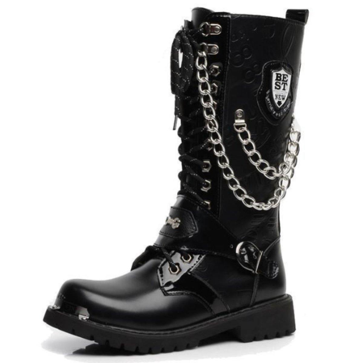 Killer Punk Boots For Bikers - American Legend Rider