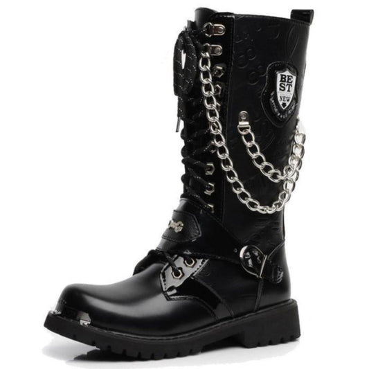 Killer Punk Boots For Bikers - American Legend Rider