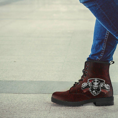 Devil Rider Boots for Men & Women, Eco-Friendly Leather, Red - American Legend Rider
