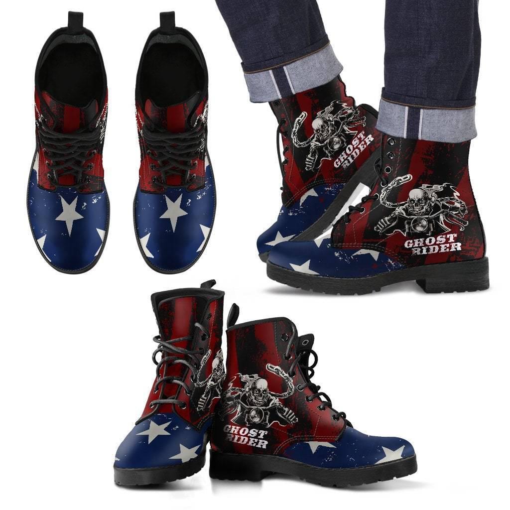 Cool Ghost Rider Boots - American Legend Rider