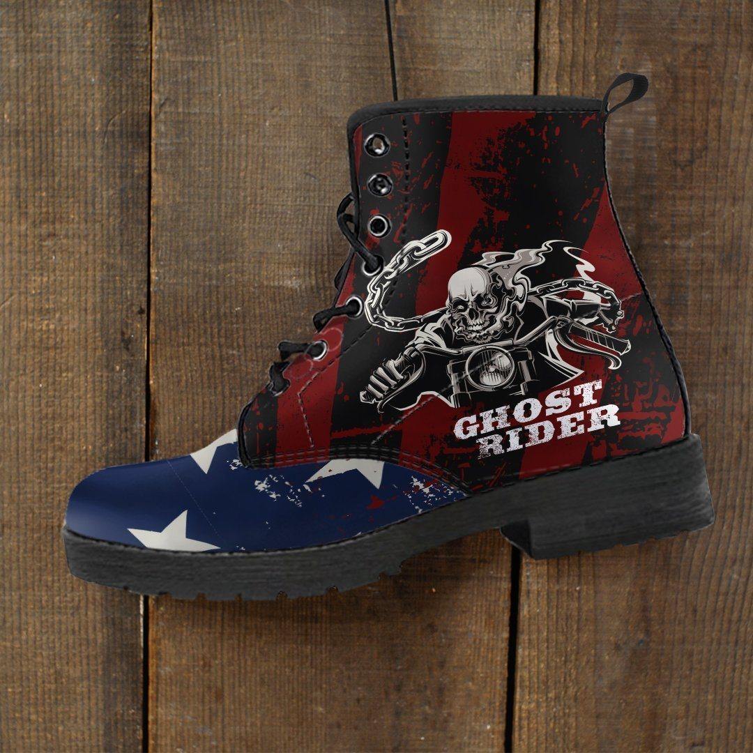 Cool Ghost Rider Boots - American Legend Rider