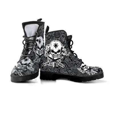 Gothic Leather Boots - American Legend Rider