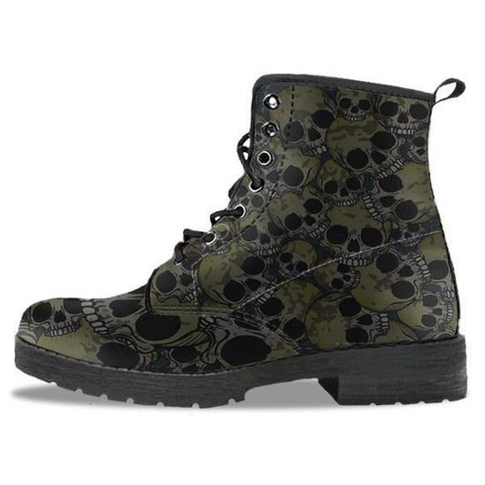 Skull Pattern Boots - American Legend Rider