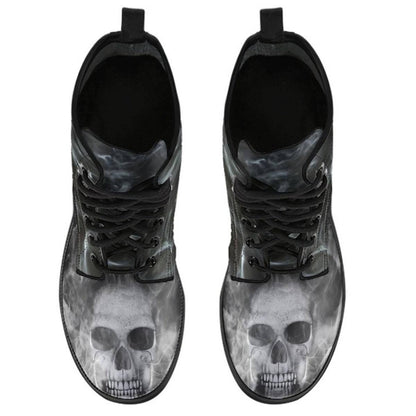 Smoked Skull Boots - American Legend Rider