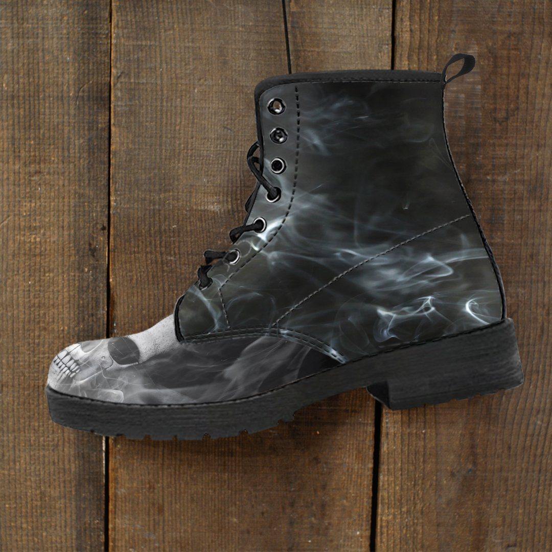 Smoked Skull Boots - American Legend Rider