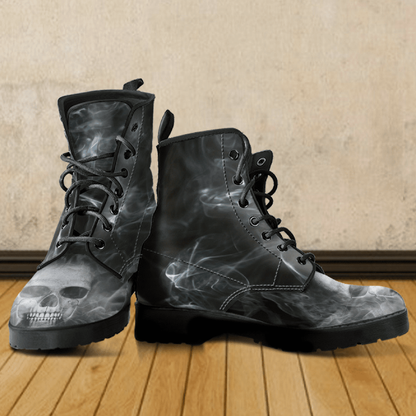 Smoked Skull Boots - American Legend Rider