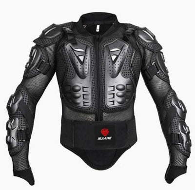 An image of the Motorcycle Protective Armor Jacket, a must-have biker safety gear constructed with high-impact polyethylene EVA for maximum protection.